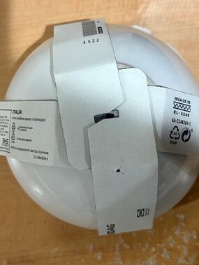 IKEA White Frosted Globe Lamp Shade